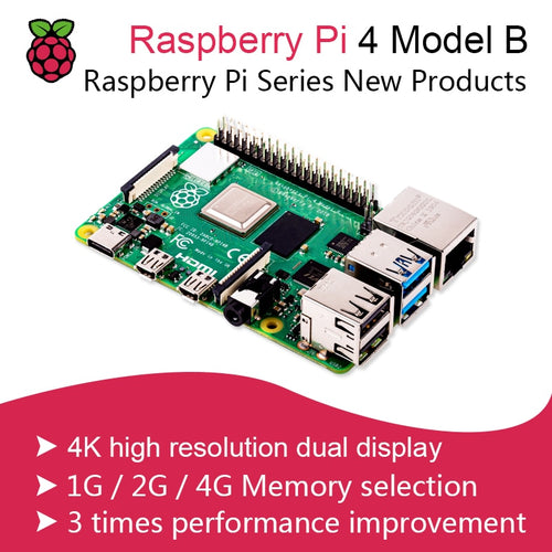 New 2019 Official Original Raspberry Pi 4