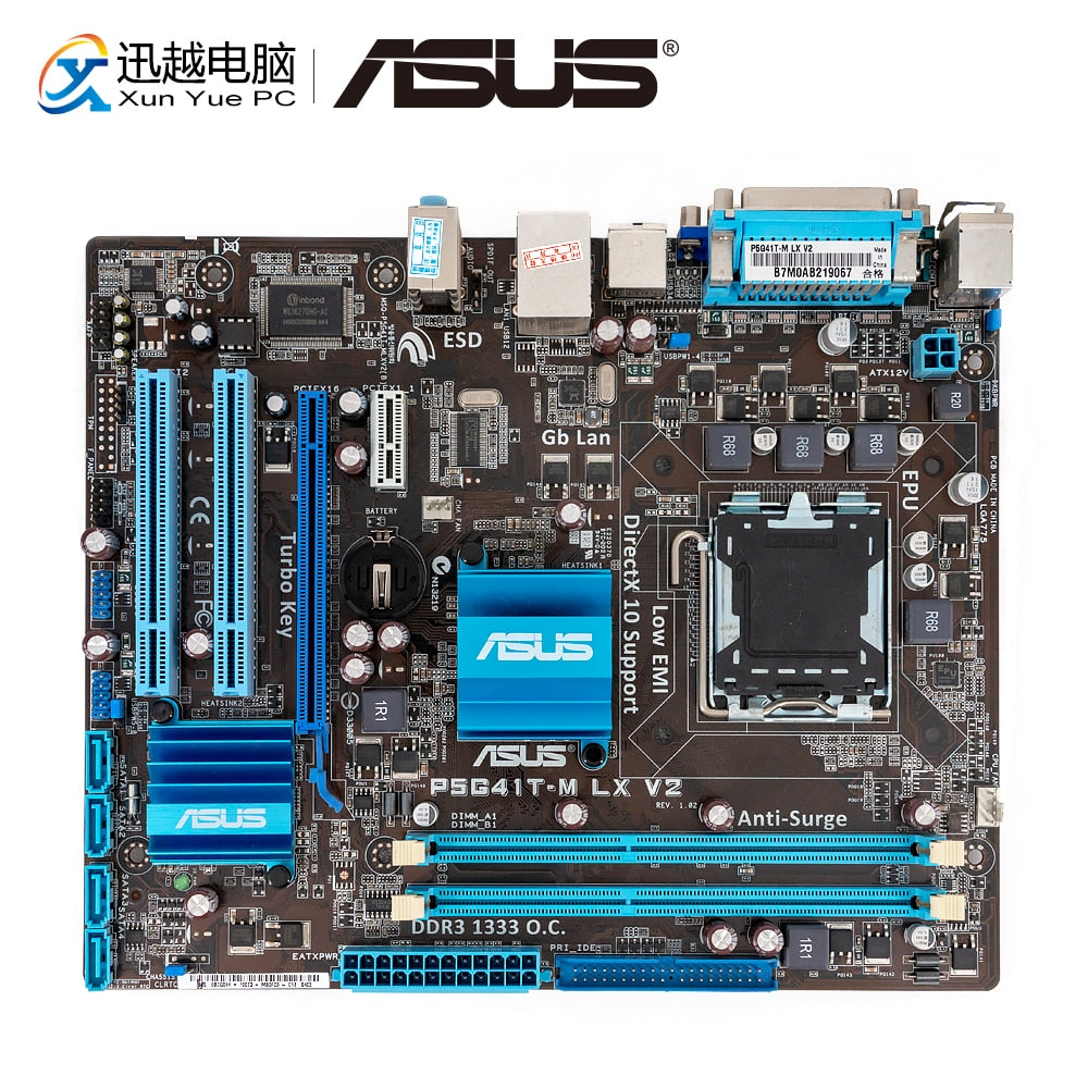 Asus P5G41T-M LX V2 Desktop Motherboard G41 Socket