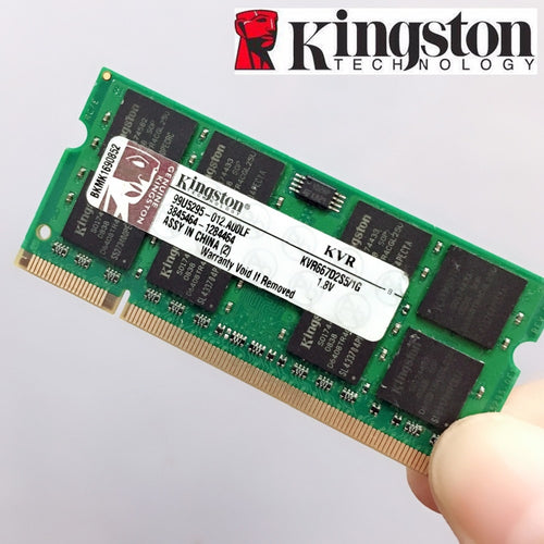 Kingston Laptop Notebook 1GB 2GB  1G 2G  PC2 DDR2 5300S 6400S 667 800 667MHZ 800MHZ  ECC  Laptop Notebook  memory RAM